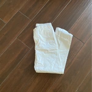 boys polo size 7 white pants.